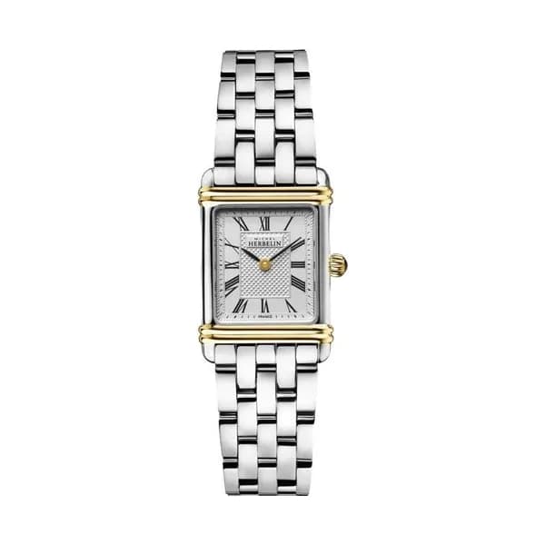 Michel Herbelin Montre michel herbelin Art déco Acier et PVD Doré - 17478/T08B2