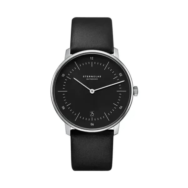 Sternglas Montre Naos Black Silver Premium Black S01-NA03-PR07