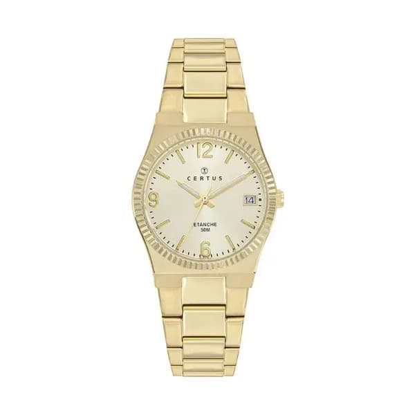 Certus Montre Certus en Acier et PVD Doré