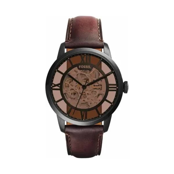 Fossil Montre Analogique Homme Fossil Cuir Marron ME3098