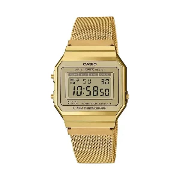 Casio Montre Casio en Résine Doré