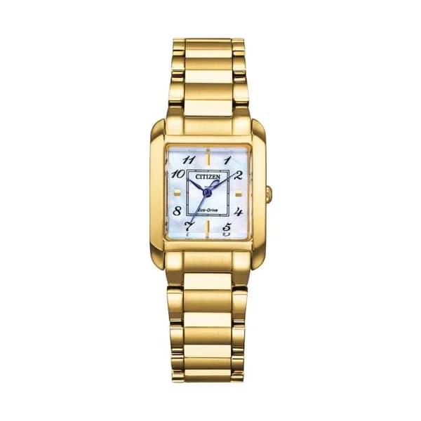 Citizen Montre Citizen Ladies Square Eco-Drive 28.4 x 21.5 mm- EW5602-81D
