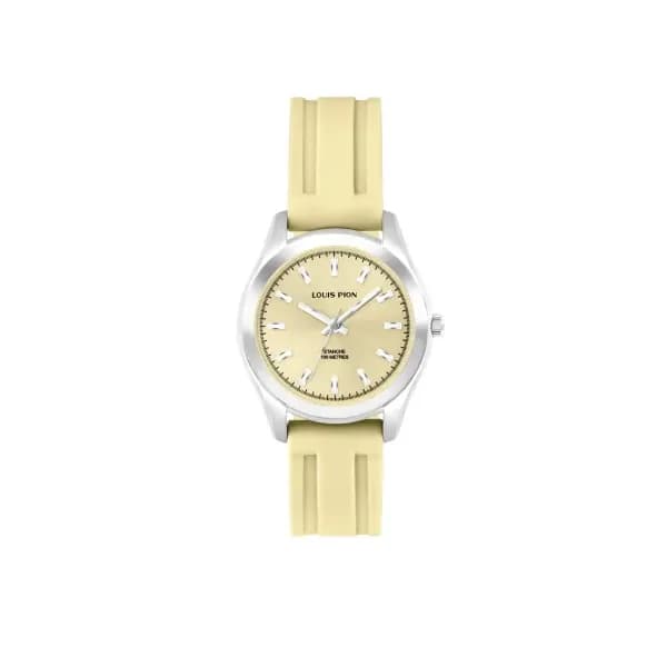 Louis Pion Montre quartz Femme Adrienne Jaune