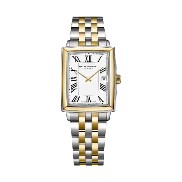 Raymond Weil Montre Toccata Square 22x 28 mm - Cadran blanc 5925-STP-00300