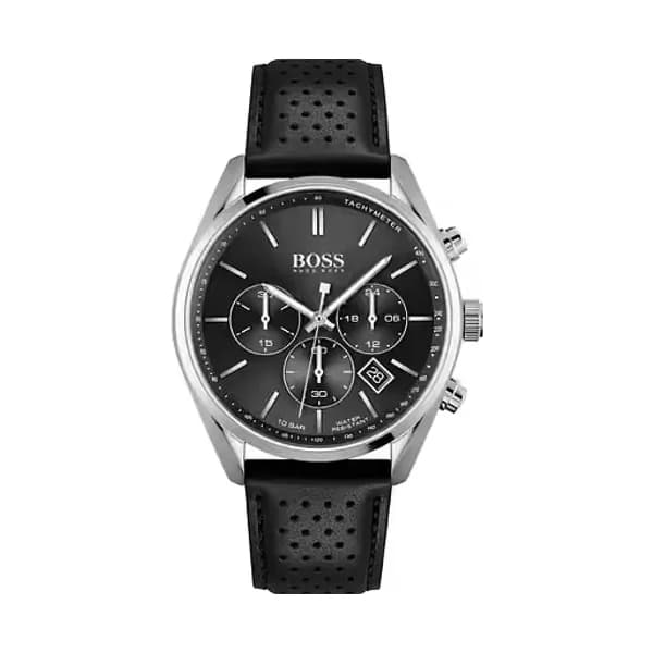 Hugo Boss Montre Homme BOSS BLACK SPORT LUX en Cuir Noir