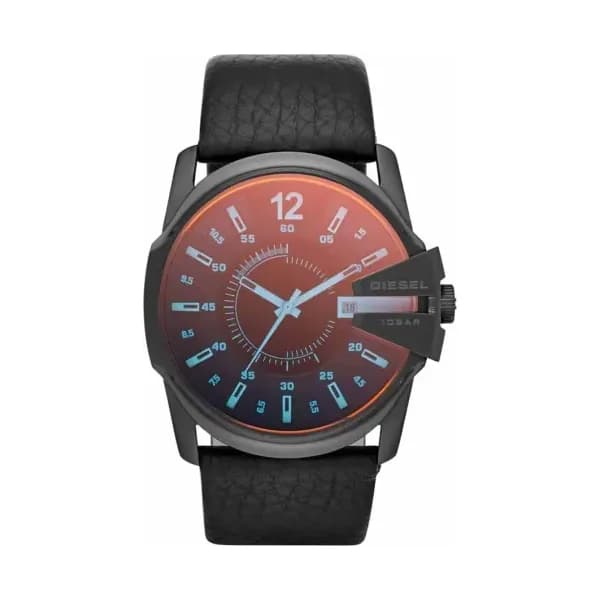 Diesel Montre Homme DIESEL en Cuir Noir Etanche