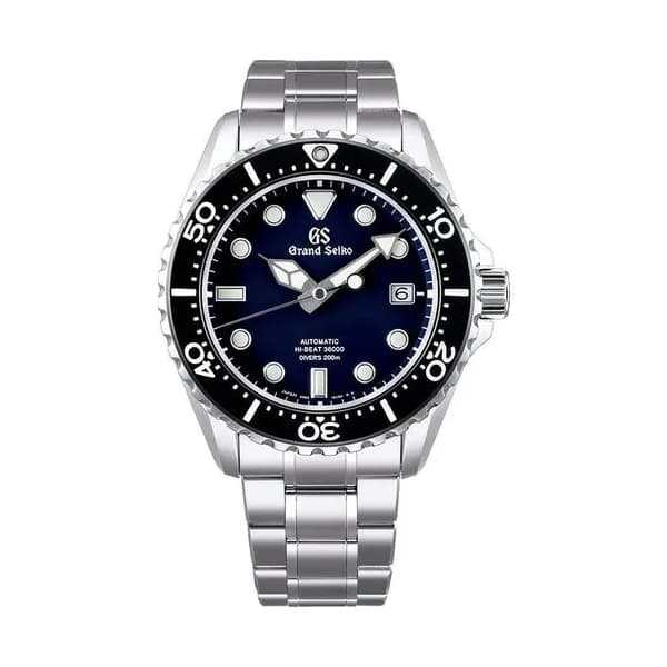 Grand Seiko Montre Grand Seiko Sport automatique Hi-Beat 36000 cadran bleu bracelet acier 44 mm