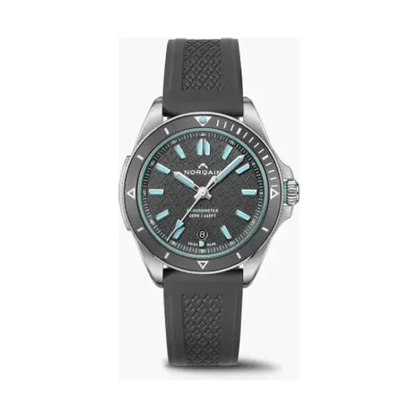 NORQAIN Montre Norqain Adventure 40mm Cadran Gris Bracelet Caoutchouc