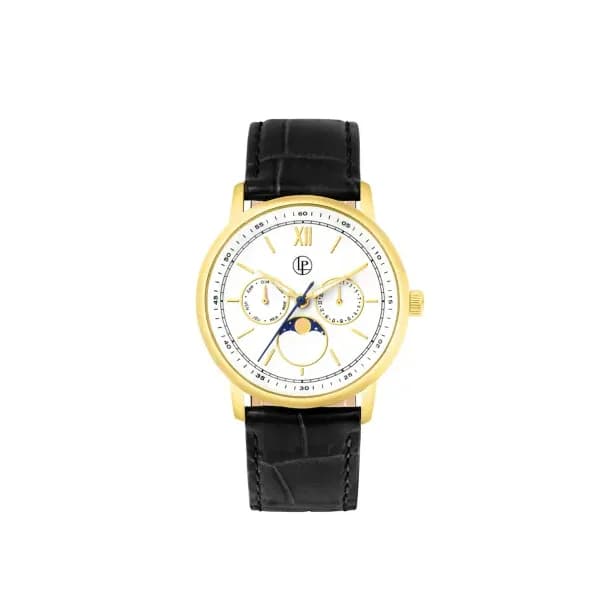Louis Pion Montre quartz Homme Auguste Blanc