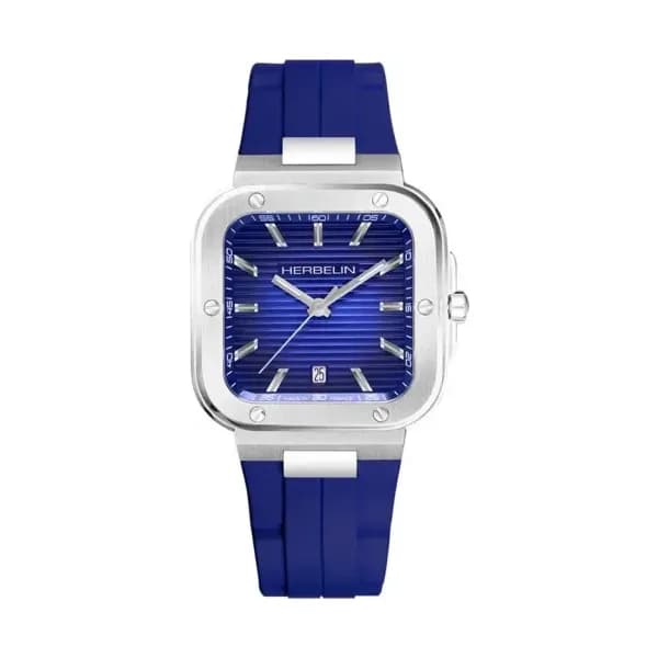 Michel Herbelin Montre Herbelin Cap Camarat Square Homme Quartz - 12246A115CB