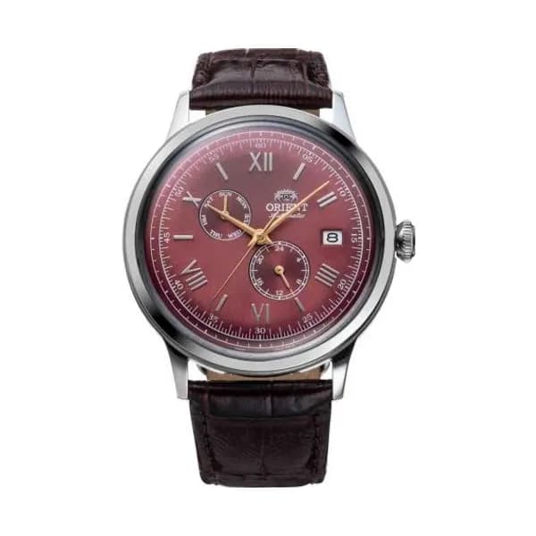 Orient Montre Orient Classic Multi-Dial Automatique Cadran Bordeaux Bracelet Cuir - RA-AK0705R