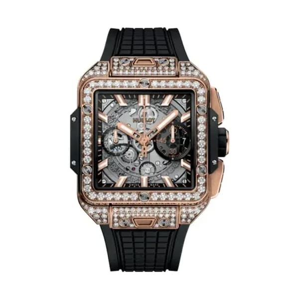 Hublot Unico King Gold Pavé