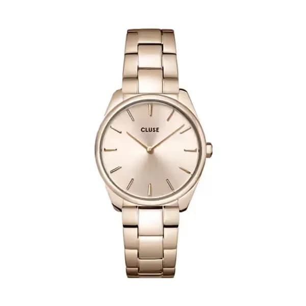 Cluse Montre Cluse Feroce Petite Acier Acier Dore Rose