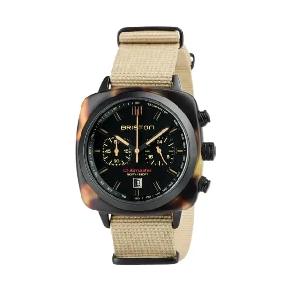 Briston Clubmaster Sport Acétate Safari Chronographe