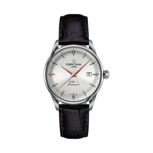 Certina Montre Certina DS-1 Powermatic 80 Automatique Cadran Argent