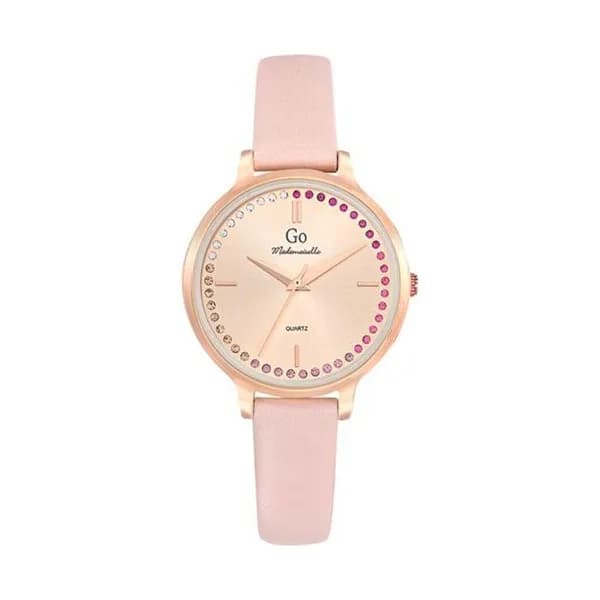GO Mademoiselle Montre GO Mademoiselle en Cuir Rose