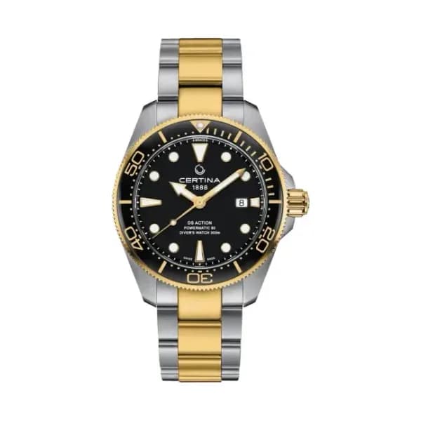 Certina Montre Certina DS Action Diver 43mm Powermatic 80 Automatique Cadran Noir