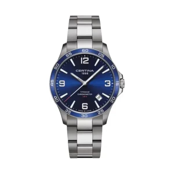 Certina Montre Certina DS-8 41.5mm Quartz Cadran Bleu