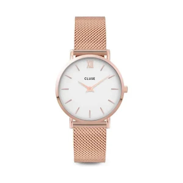 Cluse Montre quartz Femme Minuit Blanc