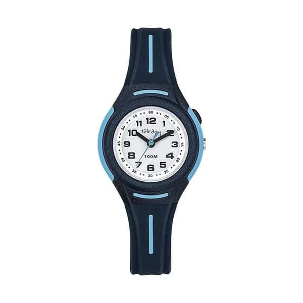 Tekday Montre TekDay en Silicone Bleu