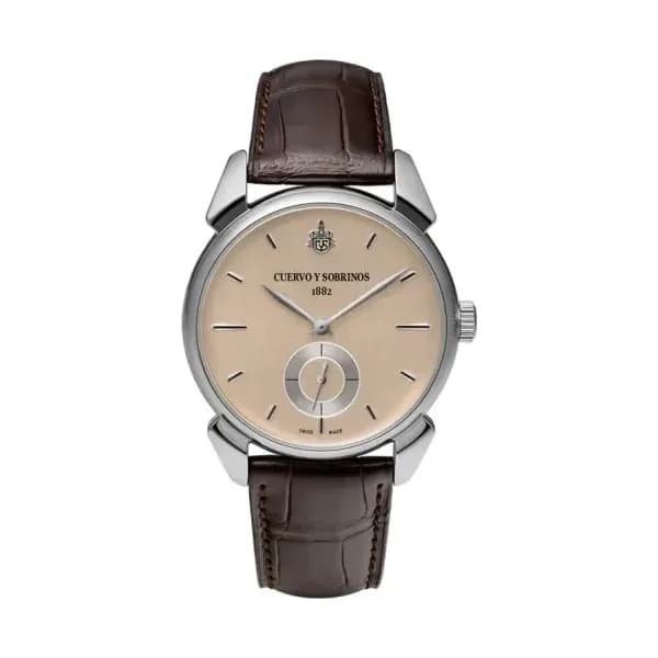 Cuervo y Sobrinos Montre Historiador Asturias Pequeños Segundos 3102.1LE