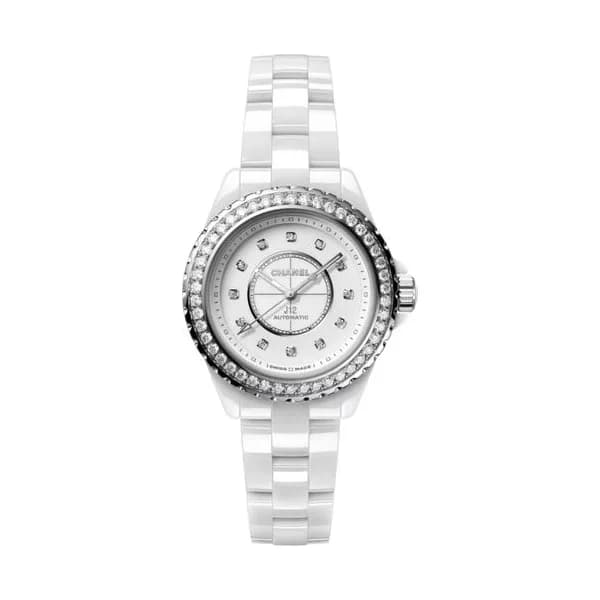 Chanel Montre J12 Lunette de Diamants Calibre 12.2, 33 MM