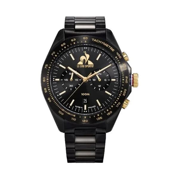 Le Coq Sportif Montre le Coq Sportif Collection Coq d'Or en Acier et PVD Noir