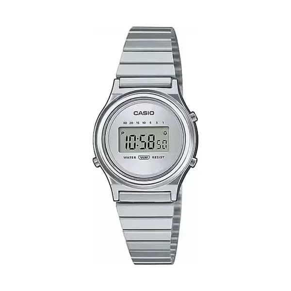 Casio Montre Casio Collection Vintage en Acier Argenté