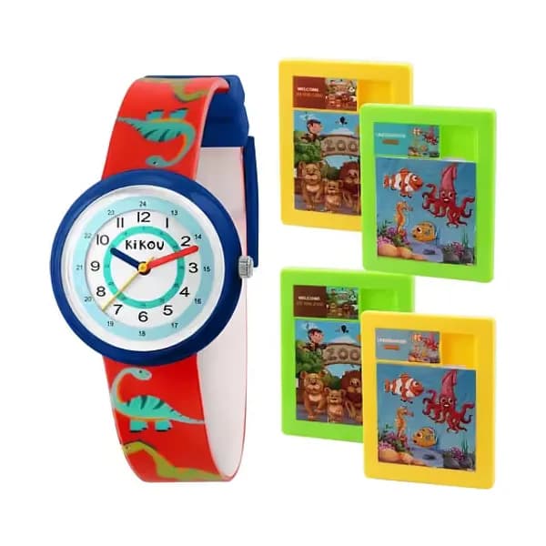 Kikou Montre Enfant KIKOU PETITS EXPLORATEURS en Silicone Rouge
