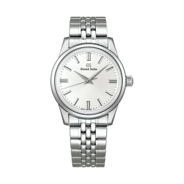 Grand Seiko Montre Grand Seiko Elegance mécanique cadran argenté bracelet acier "grains de riz" 37,3 mm