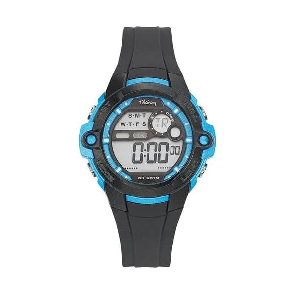 Tekday Montre TekDay en Plastique Noir
