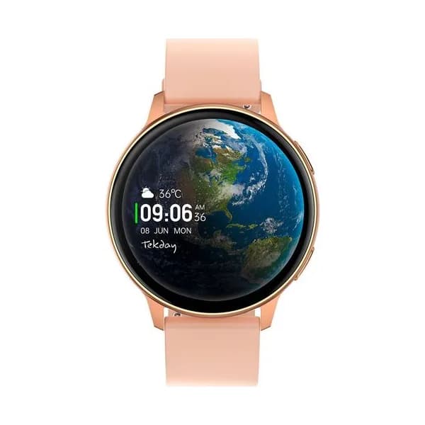Tekday Montre Connectée Tekday en Silicone Rose