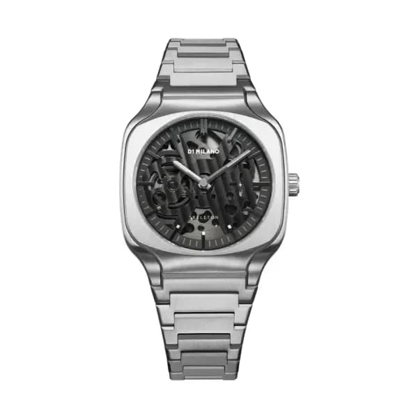 D1 Milano Montre D1 Milano Grey Depth Automatique - Cadran Gris Foncé - SLBJ01