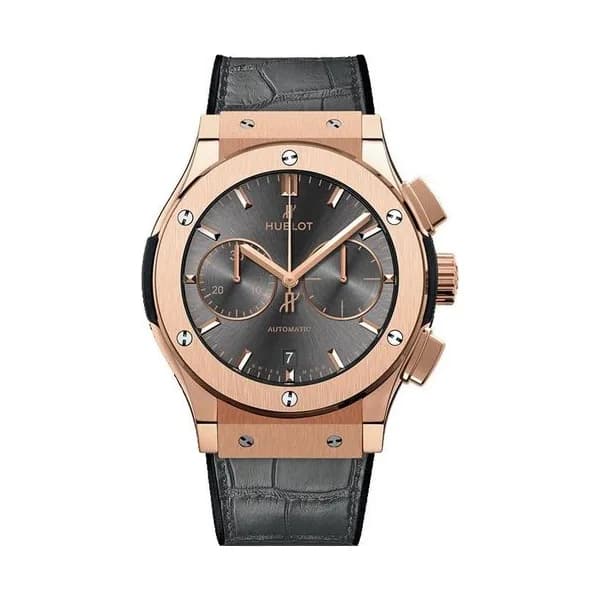 Hublot Montre Hublot Classic Fusion Racing Grey Chronograph Titanium cadran gris soleillé 45 mm