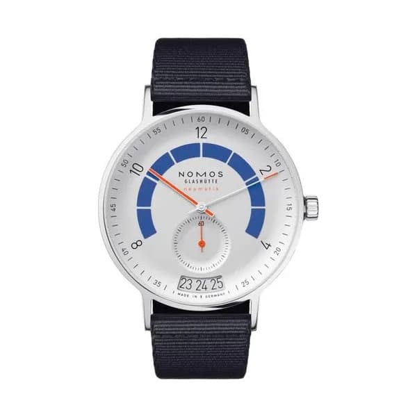 Nomos Montre NOMOS Autobahn Neomatik 41 date sport automatique cadran gris bracelet textile noir 41 mm