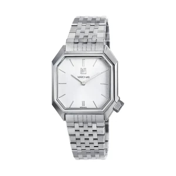 March LA.B Mansart Electrique - White - Acier Brossé 7 Maillons