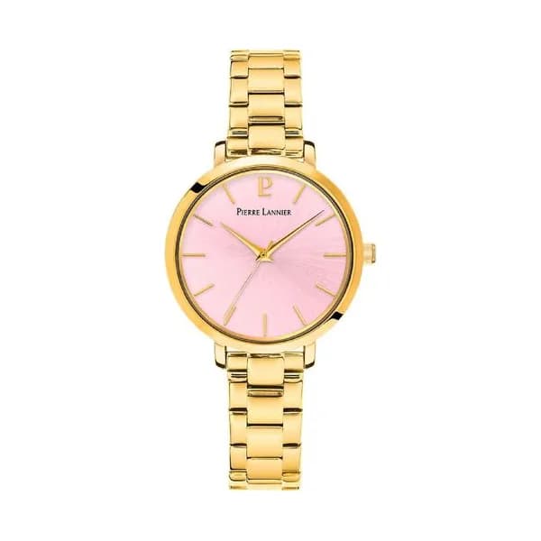 Pierre Lannier Montre Pierre Lannier Collection Chouquette en Acier et PVD Doré