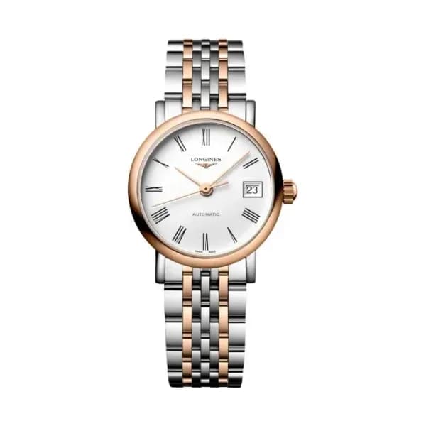 Longines Montre Longines elegant collection 25.50 mm Automatique Cadran Blanc mat Bracelet acier
