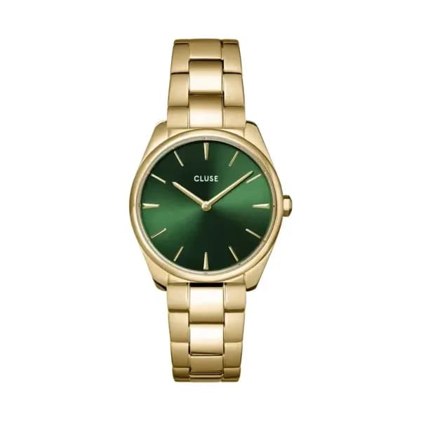 Cluse Montre quartz Femme Feroce petite Vert