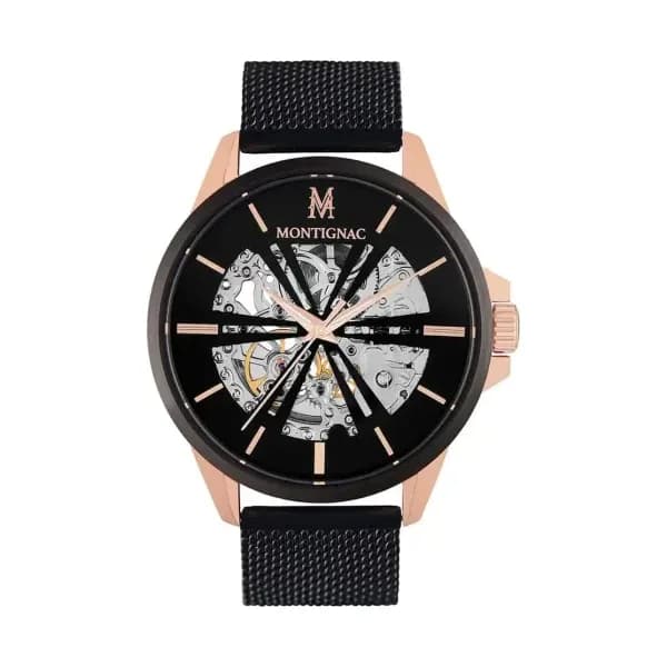 Montignac Montre Montignac Round Automatique Noir