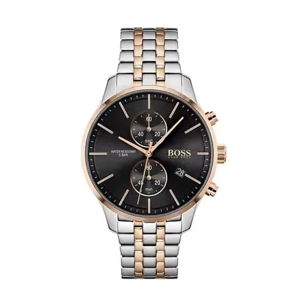 Hugo Boss Montre Homme BOSS BLACK BUSINESS en Acier Bicolore