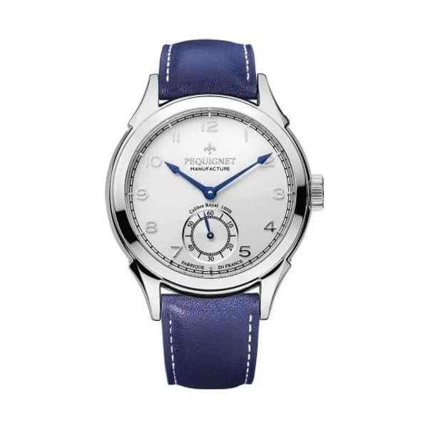 Pequignet Montre Pequignet Royale Manuelle Mécanique Cadran Argent - 9080413-CB