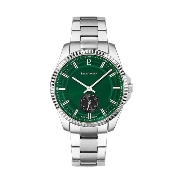 Pierre Lannier Montre Pierre Lannier Collection Metropolitain en Acier Argenté