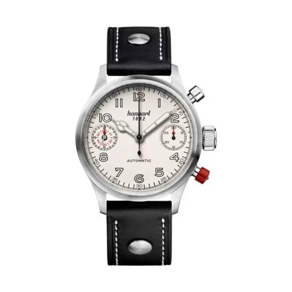 Hanhart Montre Hanhart Pioneer TwinDicator Automatique diamètre 45 mm- 730.200-0010