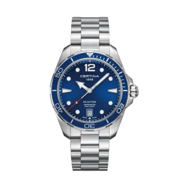 Certina Montre Certina DS Action Quartz Cadran Bleu