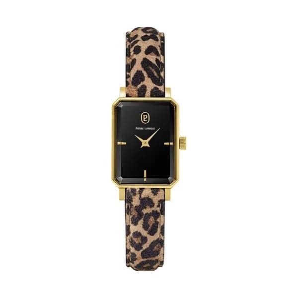 Pierre Lannier Montre Pierre Lannier Collection Ariane en Cuir Léopard