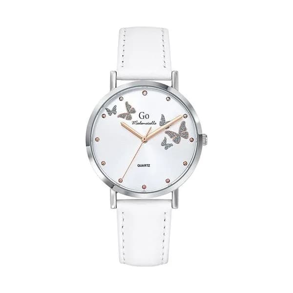GO Mademoiselle Montre GO Mademoiselle en Cuir Blanc