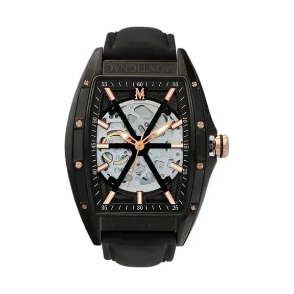 Montignac Montre automatique Homme Round Noir