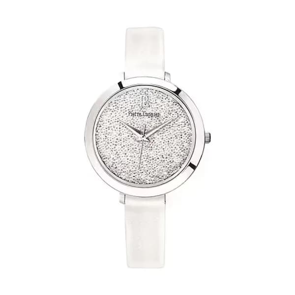 Catégorie Montres Montre Femme PIERRE LANNIER en Cuir Blanc