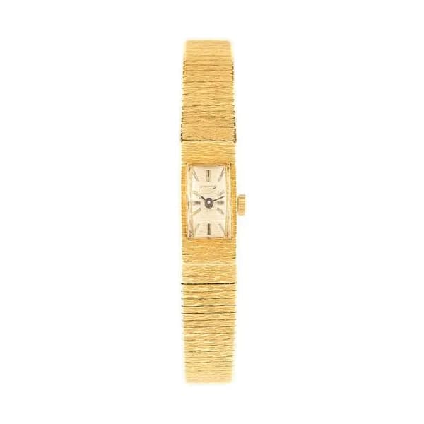 Lepage Montre Lepage or jaune 750 millièmes mécanique à remontage manuel 1965s 10 mm x 23 mm